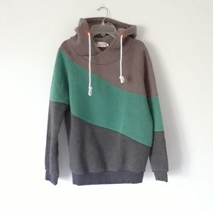 Color Block Pullover Hoodie